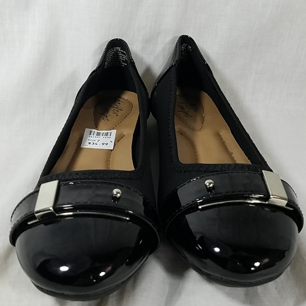 Dexflex Comfort Cute Black Classy Cathy Flats Shoe